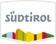 Logo von Südtirol mit bunten Bergformen